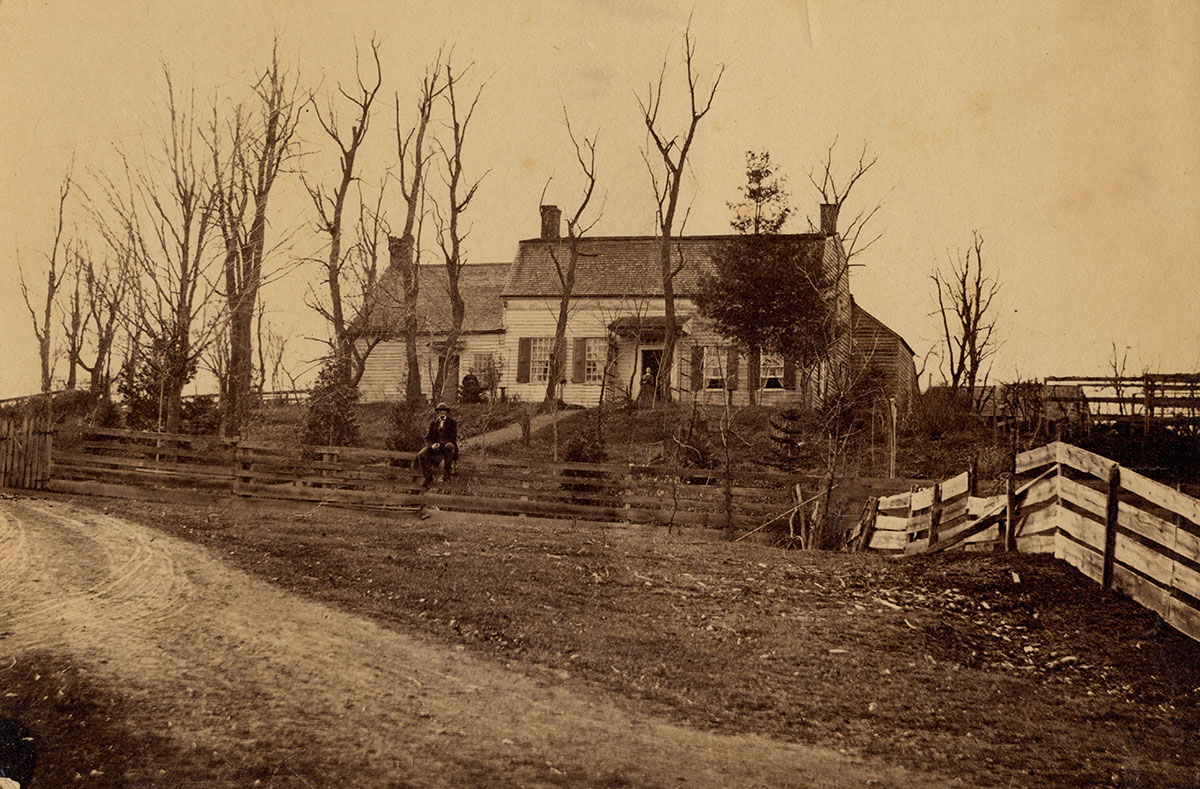 1867 photo of The Marshall House taken by William H. Sipperly